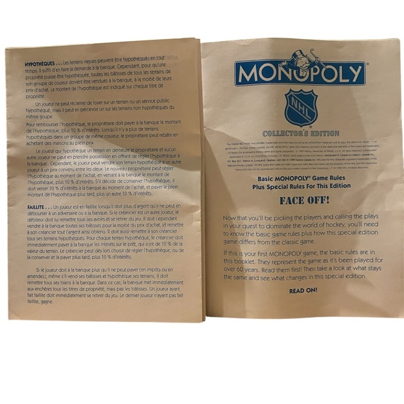 Vintage 1999 NHL Collector’s Edition Monopoly Game - Picture 7 of 8